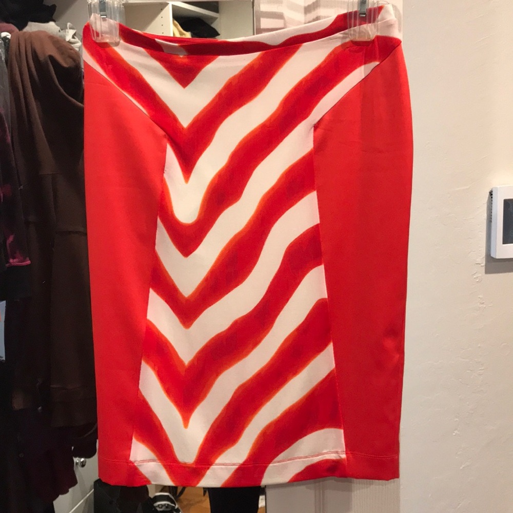Just Cavalli NWT red pencil skirt